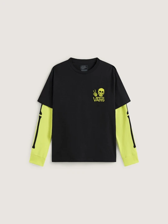 Zdjęcie produktu Vans - Koszulka dziecięca Arm Bones Twofer(8-14 lat)unisex, Czarny