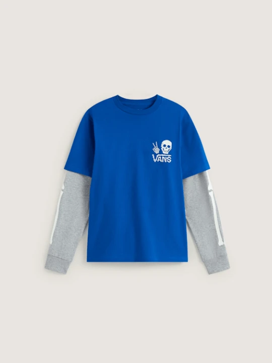 Zdjęcie produktu Vans - Koszulka dziecięca Arm Bones Twofer(8-14 lat)unisex, Niebieski