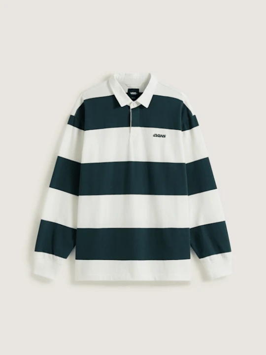 Zdjęcie produktu Vans - Koszulka polo Ward Stripe Rugby Knit, male, Zielony