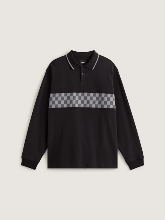 Zdjęcie produktu Vans - Koszulka polo z długim rękawem Medford Checkerboard, male, Czarny