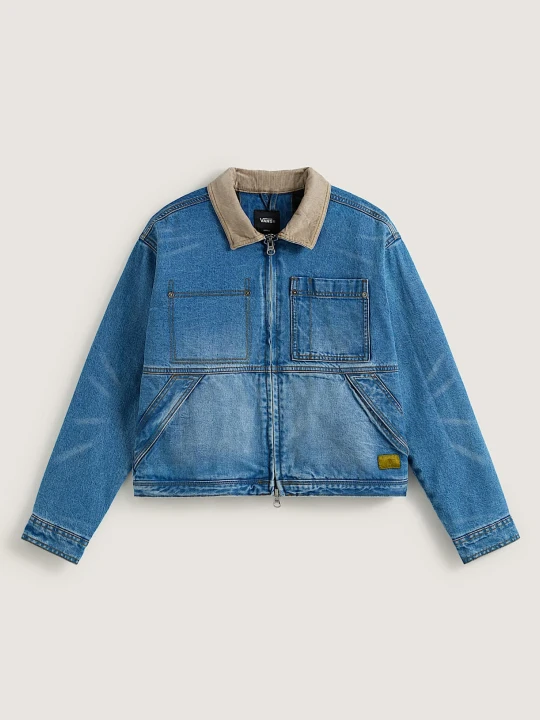 Zdjęcie produktu Vans - Kurtka dżinsowa Nicola Cropped Chore, kobieta, Niebieski