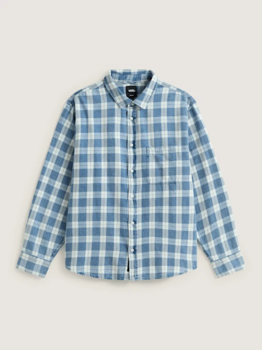 Zdjęcie produktu Vans - Lawson Vintage Indigo LS Shirt Bleach Indigo, male, Niebieski