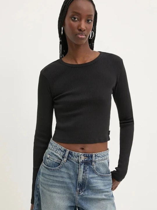 Zdjęcie produktu Vans longsleeve bawełniany czarny