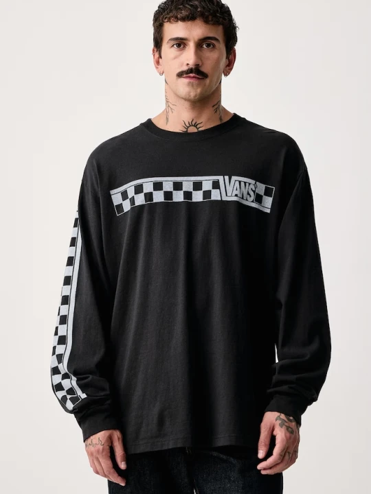 Zdjęcie produktu Vans longsleeve męski bawełniany czarny