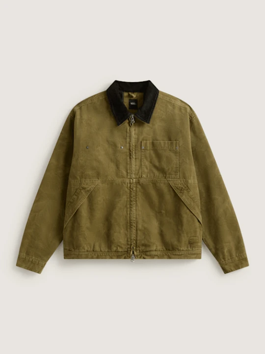 Zdjęcie produktu Vans - Nico Chore Canvas Jacket Olive Brown, Człowiek, Beżowy