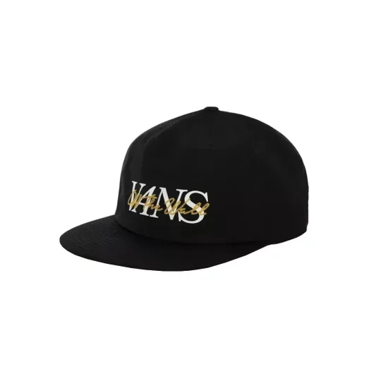 Zdjęcie produktu Vans On The Vans Shallow Cap VN0A4TQ2BLK, Męskie, Czarne, czapki z daszkiem, nylon, rozmiar: One size