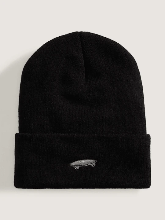 Zdjęcie produktu Vans - Salton Tall Cuff Beanie Black, male, Czarny, Size: Jeden Rozmiar