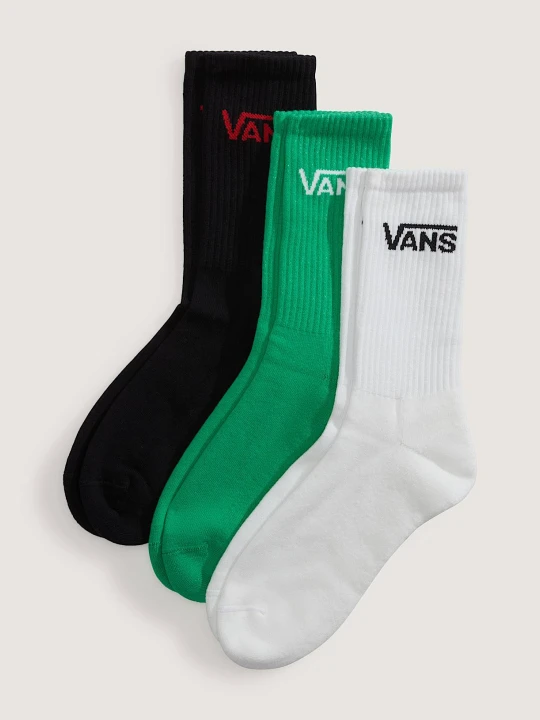 Zdjęcie produktu Vans - Skarpety Classic Crew (3 pary), male, Zielony, Size: L (42.5-47​)