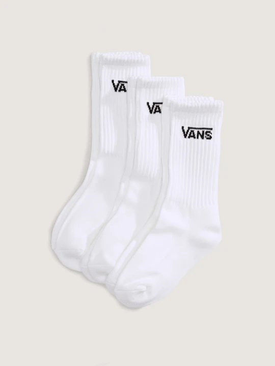 Zdjęcie produktu Vans - Skarpety dziecięce Classic Crew (3 pary)unisex, Biały, Size: XXS (27-30.5​​)
