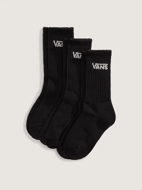 Zdjęcie produktu Vans - Skarpety dziecięce Classic Crew (3 pary)unisex, Czarny, Size: XS (31-34)