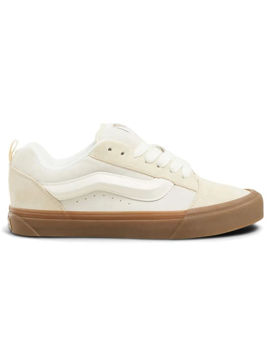 Zdjęcie produktu Vans Skórzane sneakersy "Knu Skool" w kolorze beżowym rozmiar: 39