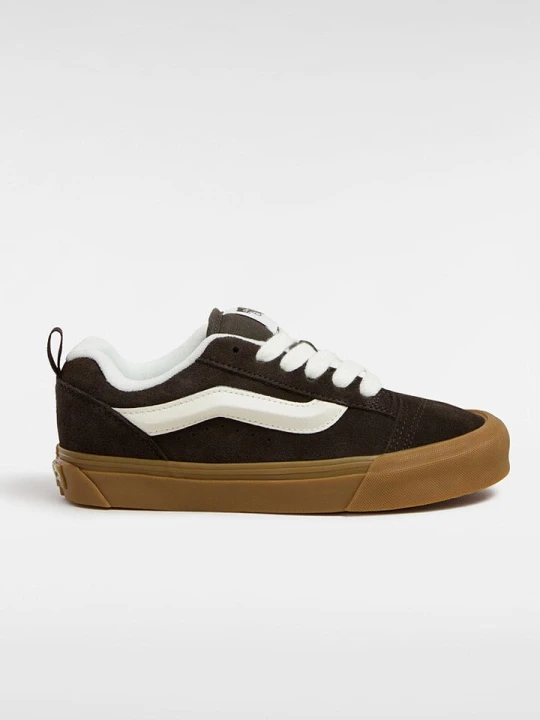 Zdjęcie produktu Vans Skórzane sneakersy "Knu Skool" w kolorze czarnym rozmiar: 44, 5