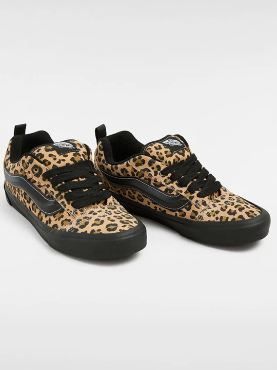 Zdjęcie produktu Vans Skórzane sneakersy "Knu Skool" w kolorze jasnobrązowo-czarnym rozmiar: 36
