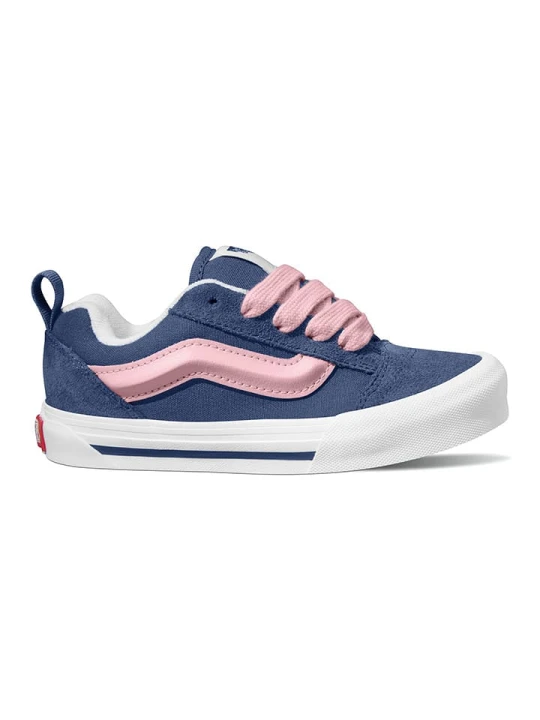 Zdjęcie produktu Vans Skórzane sneakersy "Knu Skool" w kolorze niebiesko-jasnoróżowym rozmiar: 28