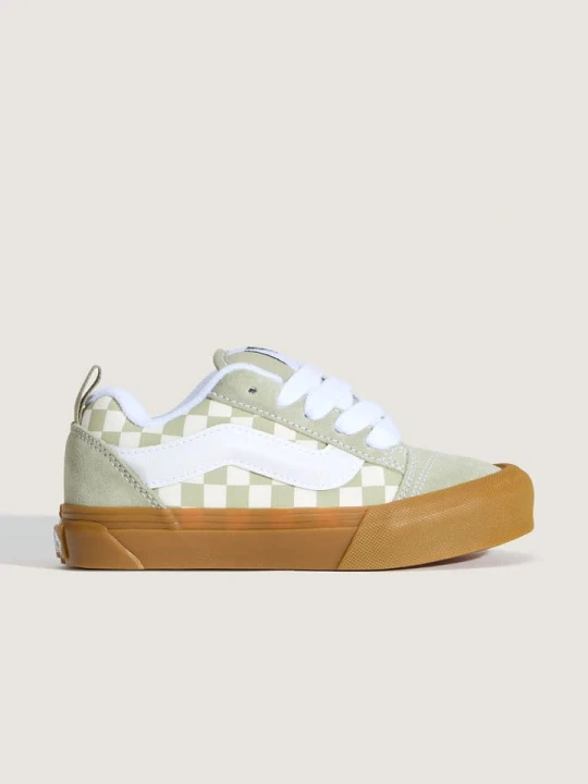 Zdjęcie produktu Vans Skórzane sneakersy "Knu Skool" w kolorze zielonym rozmiar: 30, 5