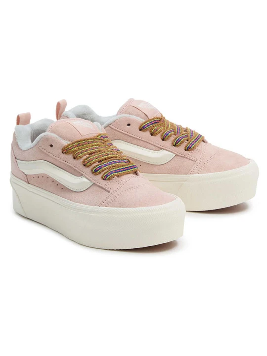 Zdjęcie produktu Vans Skórzane sneakersy "Knu Stack" w kolorze jasnoróżowo-białym rozmiar: 39