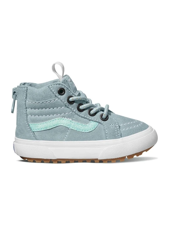 Zdjęcie produktu Vans Skórzane sneakersy "MTE SK8-Hi Zip" w kolorze błękitnym rozmiar: 21, 5