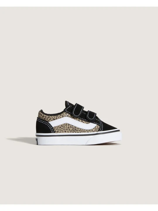 Zdjęcie produktu Vans Skórzane sneakersy "Old Skool V" w kolorze czarno-beżowym rozmiar: 24