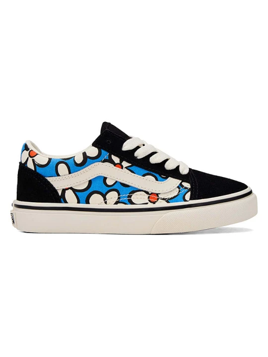 Zdjęcie produktu Vans Skórzane sneakersy "Old Skool" w kolorze biało-niebiesko-czarnym rozmiar: 31