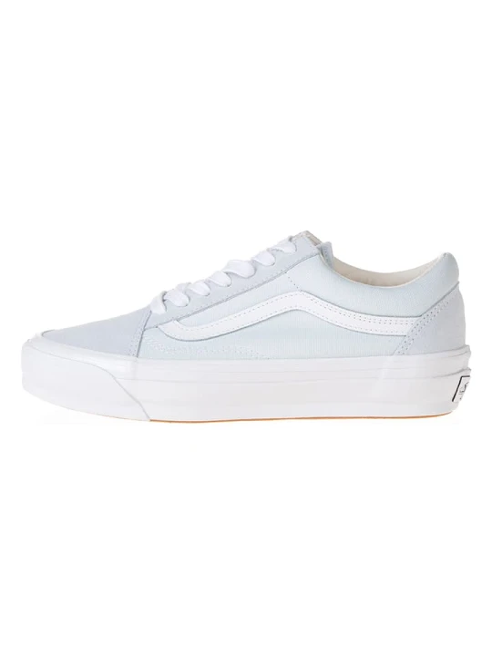 Zdjęcie produktu Vans Skórzane sneakersy "Old Skool" w kolorze błękitnym rozmiar: 38, 5