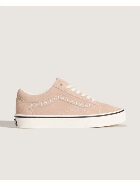 Zdjęcie produktu Vans Skórzane sneakersy "Old Skool" w kolorze jasnoróżowym rozmiar: 44, 5