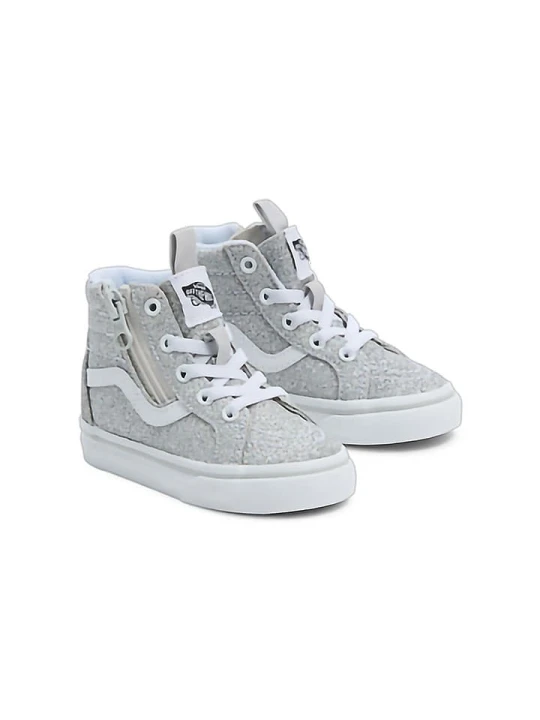 Zdjęcie produktu Vans Skórzane sneakersy "SK8-Hi" w kolorze szarym rozmiar: 18