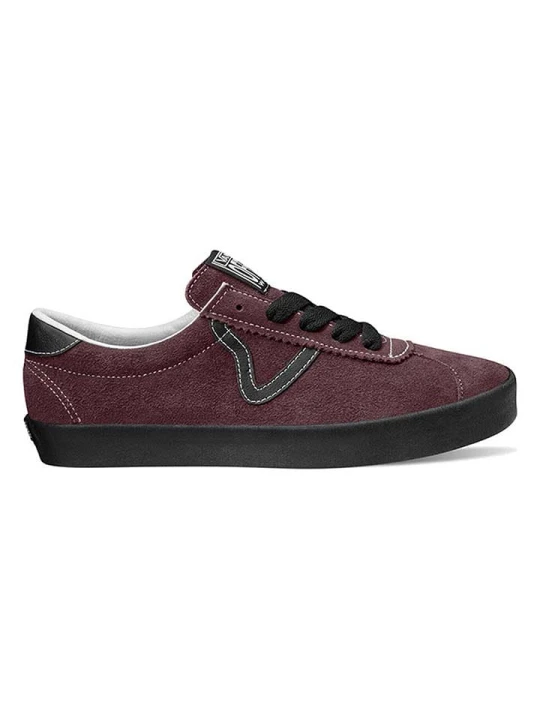 Zdjęcie produktu Vans Skórzane sneakersy "Sport Low" w kolorze bordowym rozmiar: 37