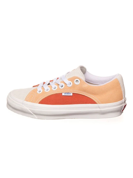 Zdjęcie produktu Vans Skórzane sneakersy w kolorze kremowo-pomarańczowo-czerwonym rozmiar: 46