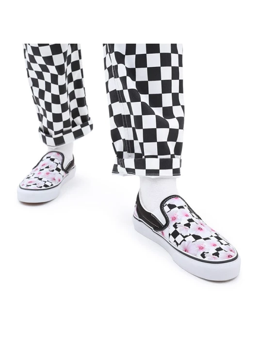 Zdjęcie produktu Vans Slippersy "Classic" w kolorze czarno-biało-jasnoróżowym rozmiar: 41