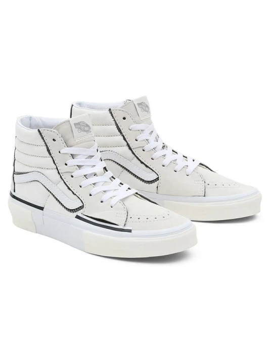 Zdjęcie produktu Vans Sneakersy "SK8-Hi Reconstruct" w kolorze biało-czarno-kremowym rozmiar: 36