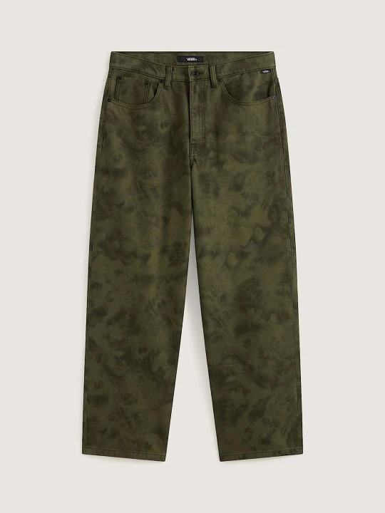 Zdjęcie produktu Vans - Spodnie dżinsowe Check-5 Baggy Printed, Człowiek, Zielony