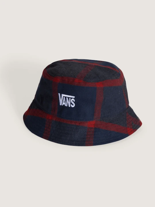 Zdjęcie produktu Vans - Stretch Logo Bucket Hat Parisian Night / PppyEmbr, male, Czerwony