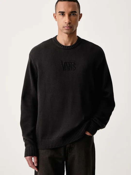 Zdjęcie produktu Vans sweter męski bawełniany Barrett Crew czarny