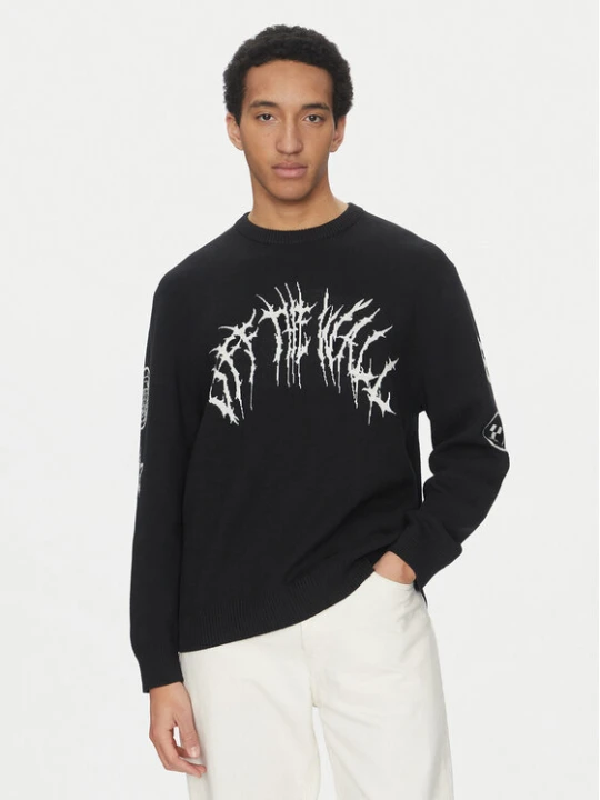 Zdjęcie produktu Vans Sweter Metal Arch VN000KUU Czarny Loose Fit