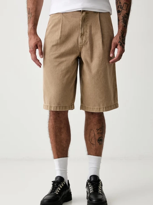 Zdjęcie produktu Vans szorty męskie jeansowe beżowy