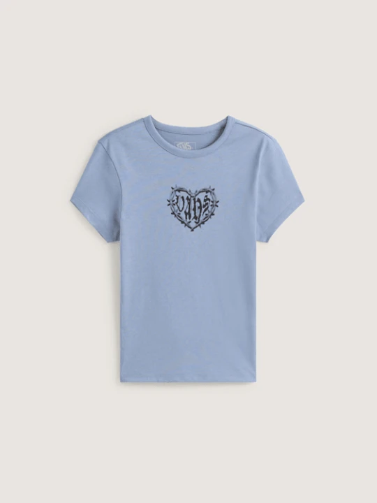 Zdjęcie produktu Vans - T-shirt Barbed Heart, female, Niebieski