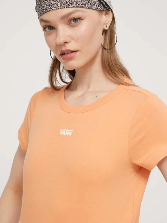 Zdjęcie produktu Vans t-shirt bawełniany pomarańczowy