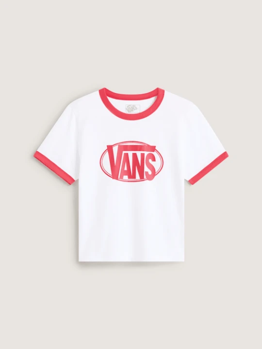 Zdjęcie produktu Vans - T-Shirt Center Chest Ringer, female, Biały