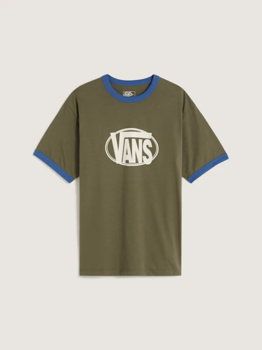 Zdjęcie produktu Vans - T-Shirt CENTER CHEST RINGER, male, Zielony