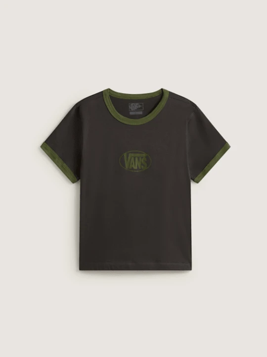 Zdjęcie produktu Vans - T-shirt Circle V Ringer, female, Czarny