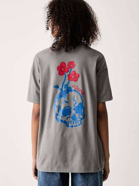 Zdjęcie produktu Vans T-shirt damski bawełniany szary
