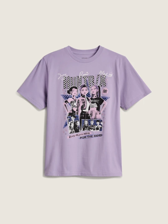 Zdjęcie produktu Vans - T-shirt dla dzieci KPop Demon Hunters x Vans For The Fansunisex, Liliowy
