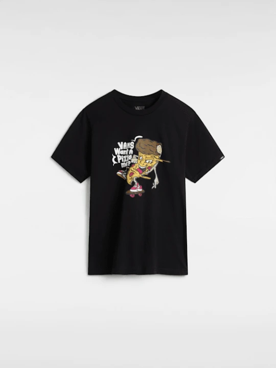 Zdjęcie produktu Vans - T-shirt dziecięcy Pizza Me (8-14 lat)unisex, Czarny