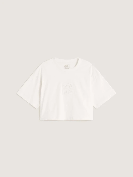 Zdjęcie produktu Vans - T-shirt Ellipse Relax Crop, female, Biały
