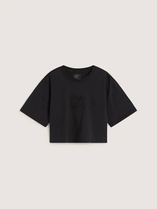 Zdjęcie produktu Vans - T-shirt Ellipse Relax Crop, female, Czarny