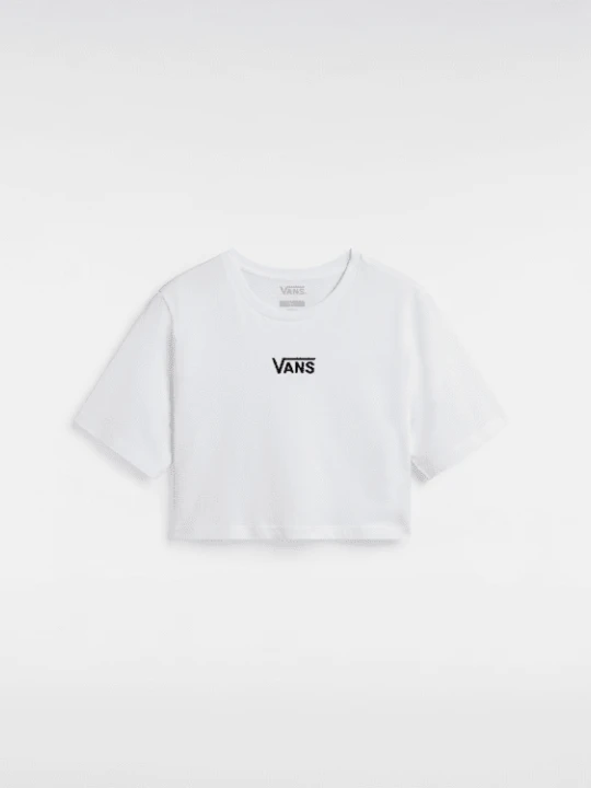 Zdjęcie produktu Vans - T-shirt Flying V Crew Crop, female, Biały