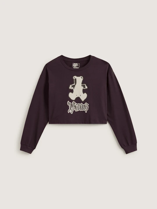 Zdjęcie produktu Vans - T-shirt Lil Bear Relax Crop, female, Niebieski