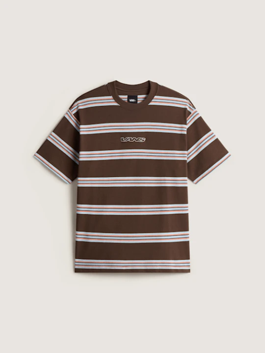 Zdjęcie produktu Vans - T-shirt Mesa Stripe, male, Brązowy