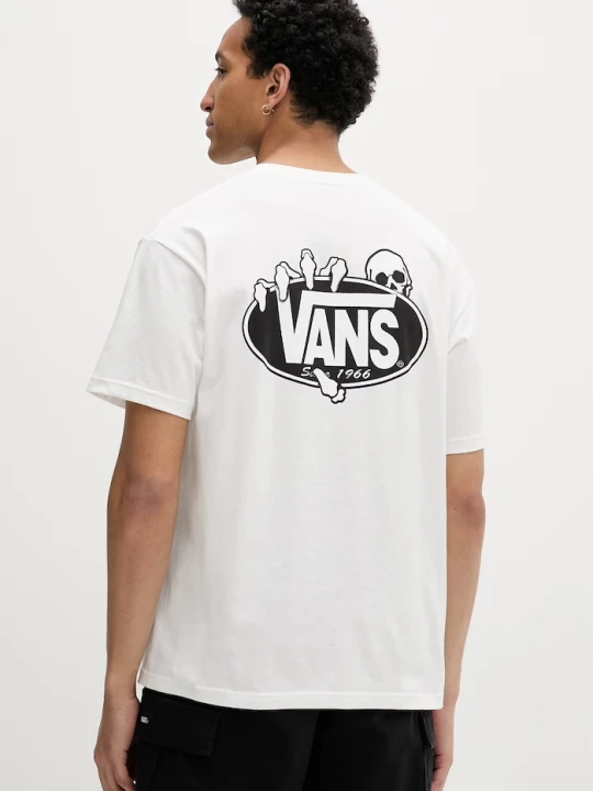 Zdjęcie produktu Vans T-shirt męski bawełniany biały