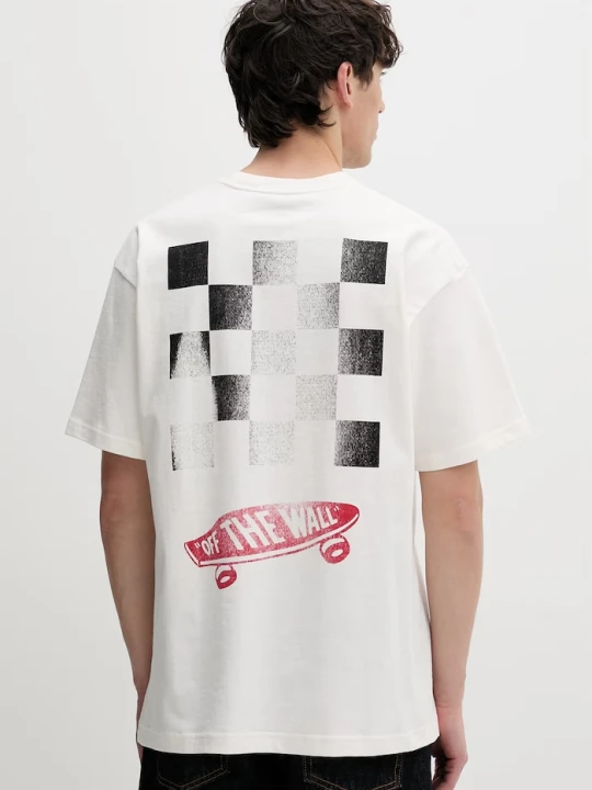 Zdjęcie produktu Vans T-shirt męski bawełniany Premium LX Full Deck SS beżowy